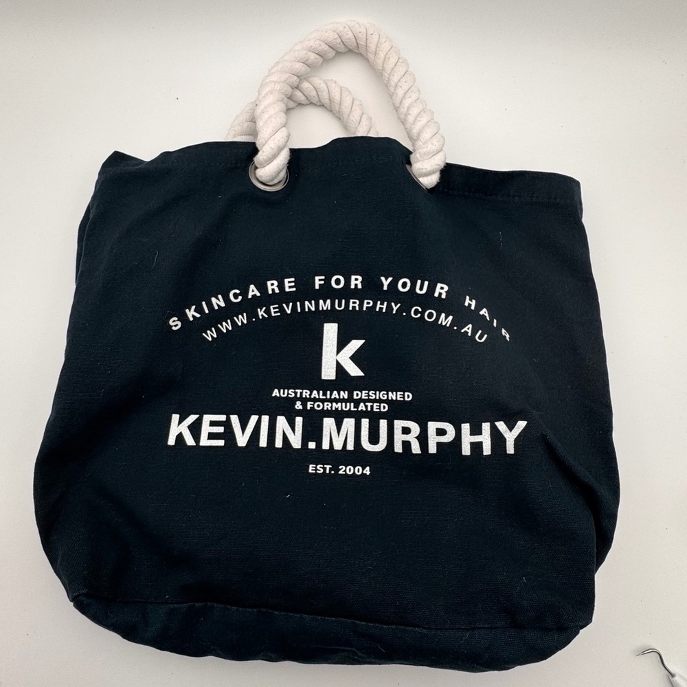 Kevin Murphy Black Canvas Tote Bag Rope Handle Skincare‎ For Your Hair Promo